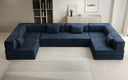 Designer Sofa Lazy U in Samt