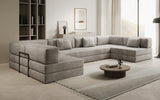 Designer Sofa Lazy U in Samt