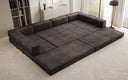 Designer Sofa Lazy U in Samt