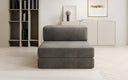 Designer Sofa Mittelmodul Lazy in Samt