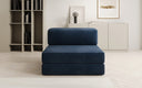 Designer Sofa Mittelmodul Lazy in Samt