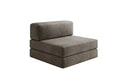 Designer Sofa Mittelmodul Lazy in Samt