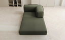 Designer Sofa-Sessel Lazy in Bouclé