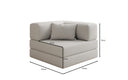 Designer Sofa-Sessel Lazy in Bouclé