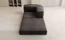 Designer Sofa-Sessel Lazy in Samt