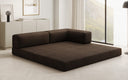 Designer Sofa/Chaise Longue Lazy in Bouclé