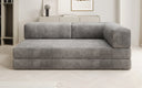 Designer Sofa/Chaise Longue Lazy in Cord