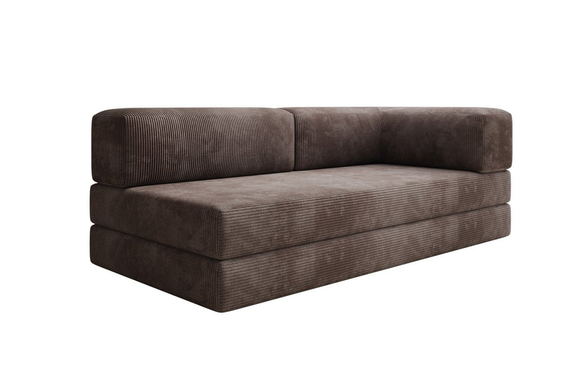 Designer Sofa/Chaise Longue Lazy in Cord