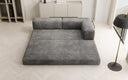 Designer Sofa/Chaise Longue Lazy in Cord