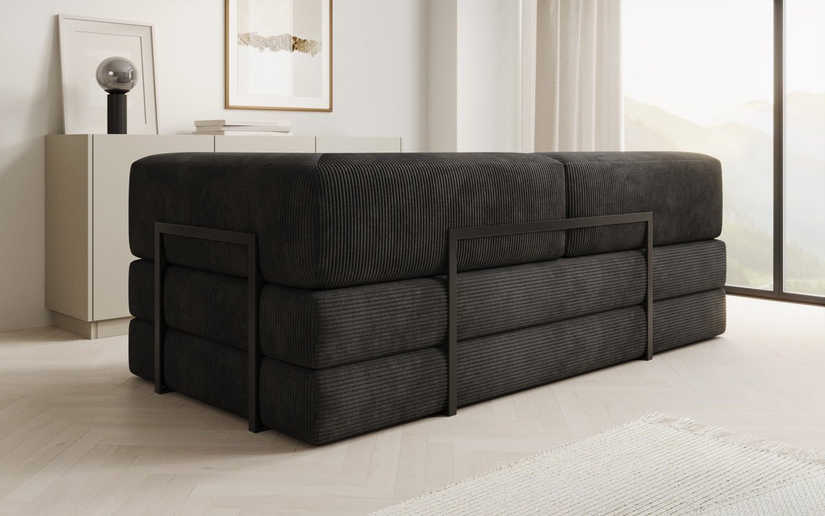 Designer Sofa/Chaise Longue Lazy in Cord
