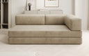 Designer Sofa/Chaise Longue Lazy in Samt