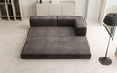Designer Sofa/Chaise Longue Lazy in Samt