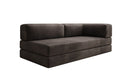 Designer Sofa/Chaise Longue Lazy in Samt