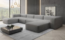 Designer U Sofa Snug in Stoff