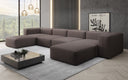 Designer U Sofa Snug in Stoff