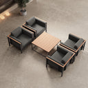 Euphoria – 4 Loungesessel & Tisch aus Aluminium | Aevora™ Kollektion
