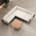 Euphoria – Ecklounge & Tisch aus Aluminium | Aevora™ Kollektion