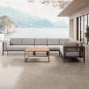 Euphoria – L-Maxilounge & Tisch aus Aluminium | Aevora™ Kollektion