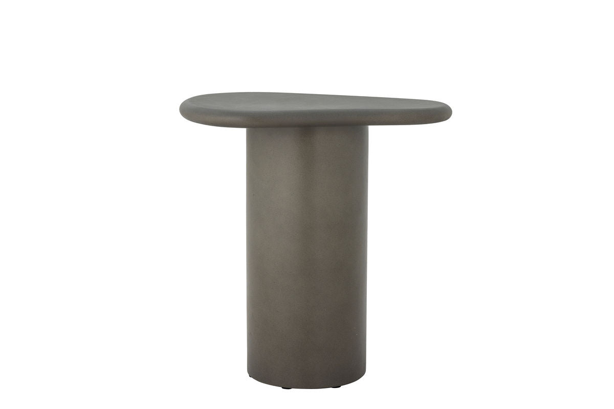 Garten-Beistelltisch Kivo – Zeitloses Design aus Faserzement in Grau