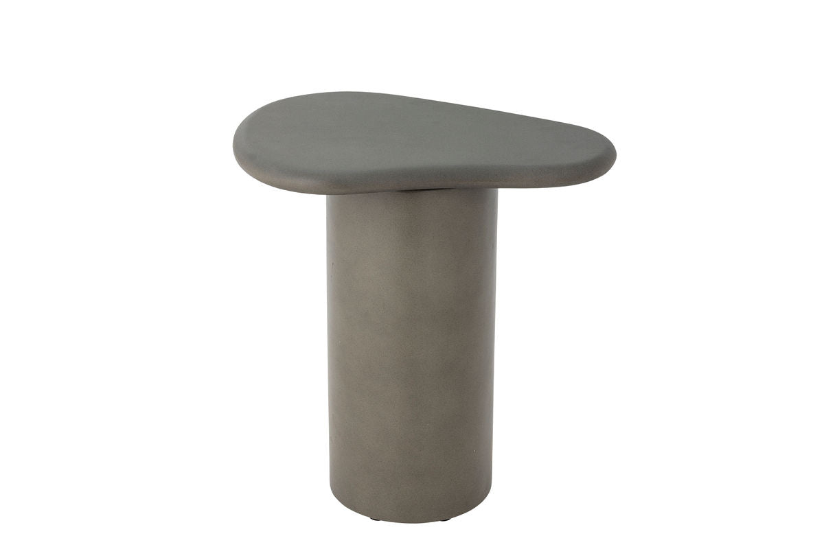 Garten-Beistelltisch Kivo – Zeitloses Design aus Faserzement in Grau