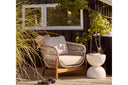 Garten Beistelltisch Norvellen - Ø40 aus Magnesiumoxid und Fiberglas