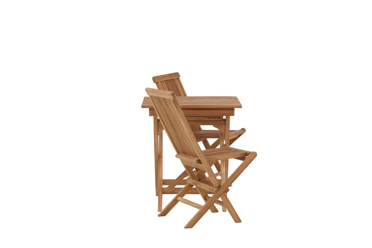 Garten Cafegruppe Wavaro – 3 teiliges Set aus Teakholz