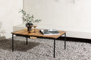 Garten Couchtisch Berit - Mit Tischplatte aus Akazie in Natur-Optik