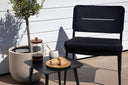 Garten-Couchtisch Dalia - Verfügbar in Schwarz und Beige/Aluminium