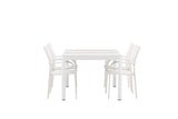 Garten Essgruppe Mareike – Weißes Gartenmöbel-Set in 2 Größen