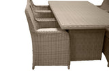 Garten Essgruppe Valencia” – 7-teiliges Gartenmöbel-Set aus Polyrattan