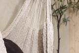 Garten Hängesessel Lilo - aus Baumwolle in Creme-Weiß