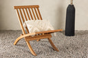 Garten- Loungesessel June - Aus Teakholz in Natur-Optik