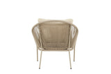 Garten- Loungesessel Larissa - In der Farbe Beige inklusive Kissen