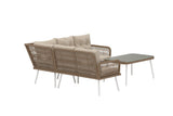 Garten Loungeset Deco – in Beige für Garten, Terrasse & Balkon