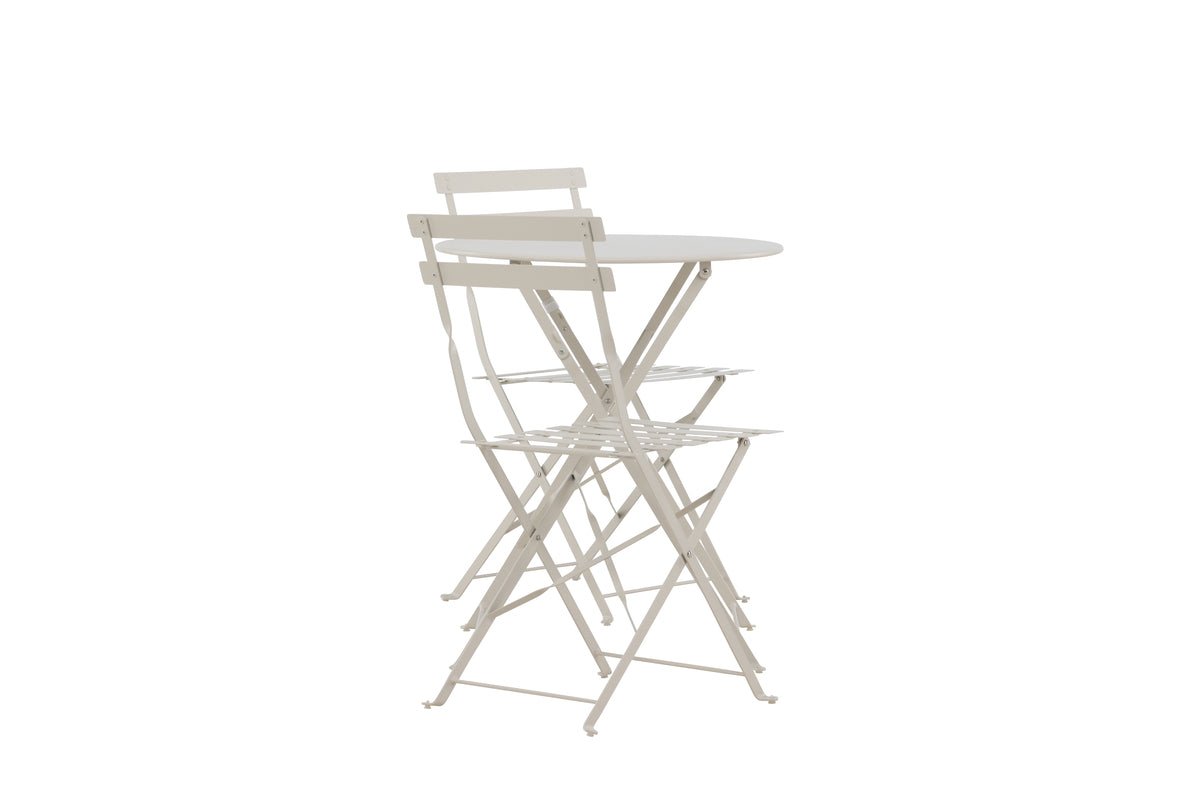Garten Loungeset Elion – 3-teiliges Set mit rundem Tisch in 3 Farben