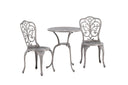Garten Loungeset Elyra – 3-teiliges Set mit Stühlen & Tisch in 2 Farben