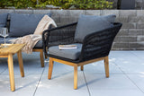 Garten Loungeset Rawai – wetterbeständig, in zwei Farben aus Holz