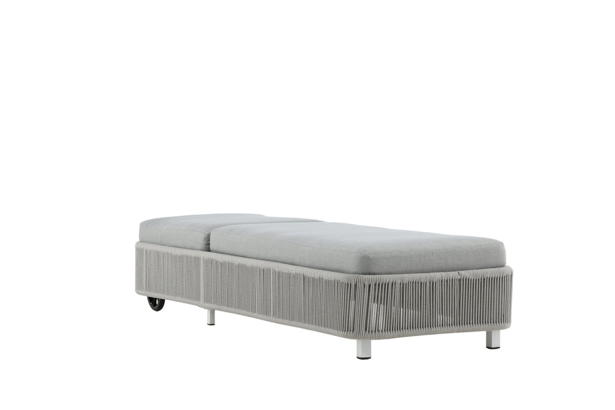 Garten Sonnenliege Mila - aus Polyester/Metall