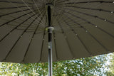 Garten Sonnenschirm Palma – Ø270 cm verfügbar in Weiß, Schwarz, Grau und Blau