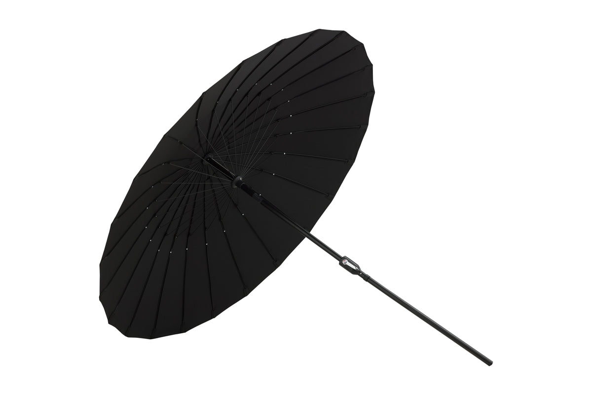 Garten Sonnenschirm Palma – Ø270 cm verfügbar in Weiß, Schwarz, Grau und Blau