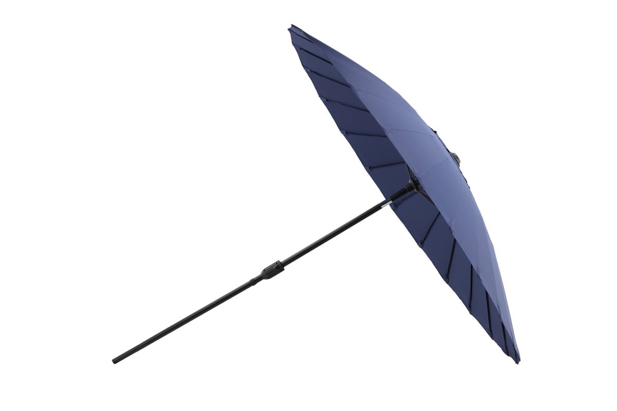 Garten Sonnenschirm Palma – Ø270 cm verfügbar in Weiß, Schwarz, Grau und Blau