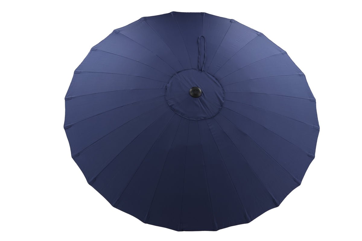 Garten Sonnenschirm Palma – Ø270 cm verfügbar in Weiß, Schwarz, Grau und Blau