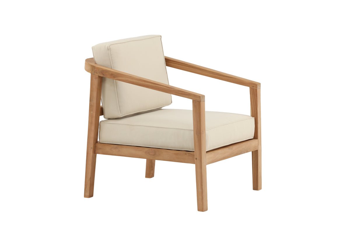 Garten Stuhlkissen Africa - aus Polyester in Beige