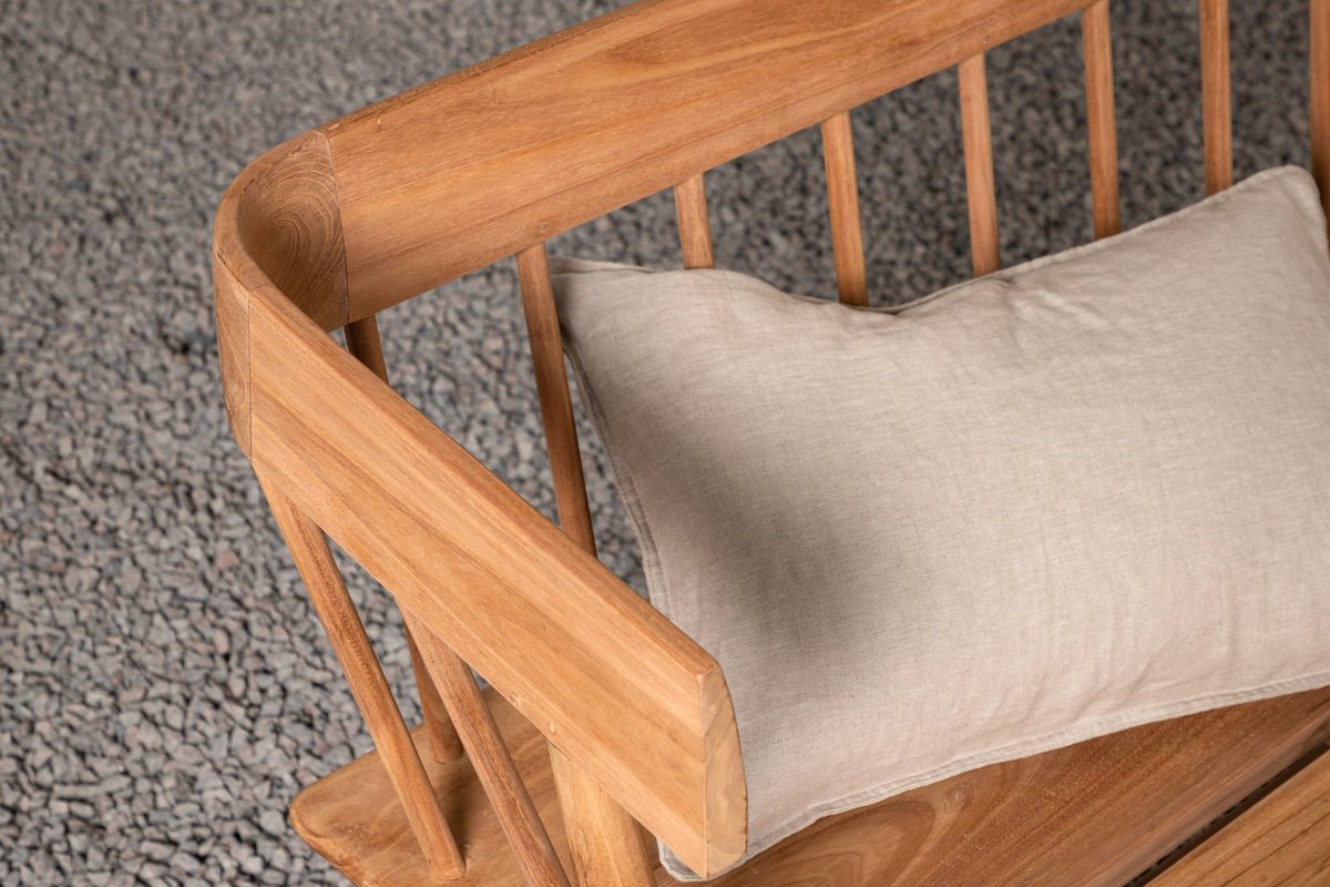 Gartenbank Alp - gefertigt aus edlem Teakholz