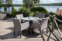 Gartentisch Eluno - das moderne Design schafft eine gemütliche Atmosphäre