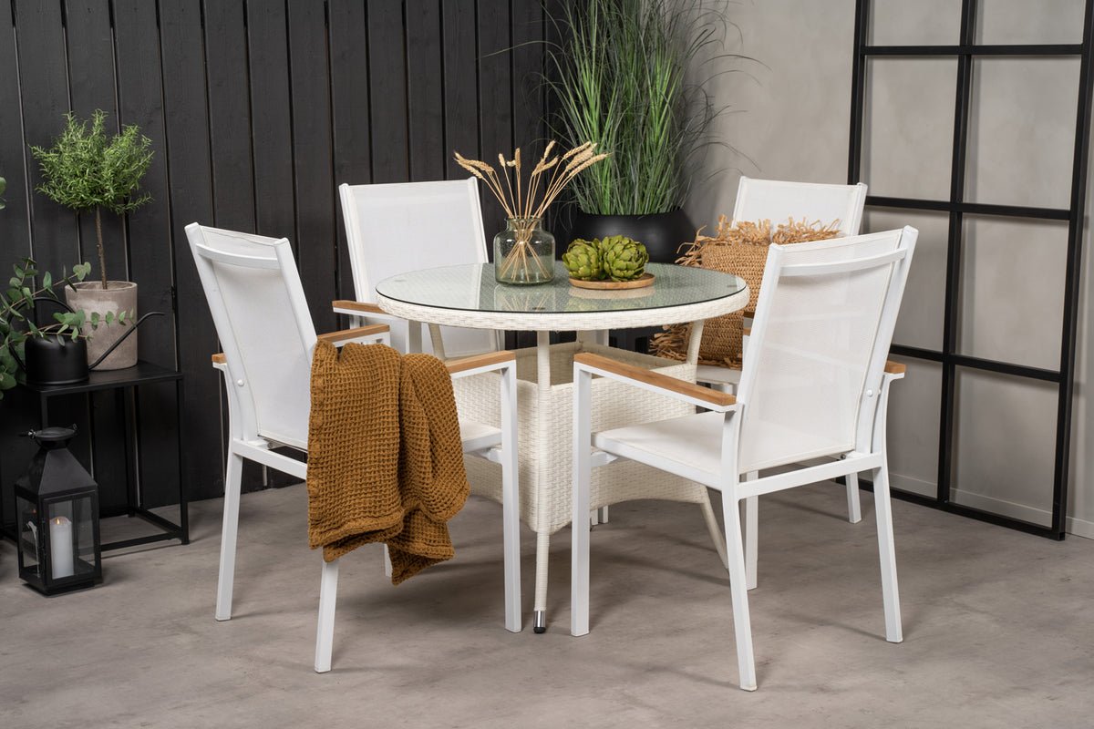 Gartentisch Eluno - das moderne Design schafft eine gemütliche Atmosphäre