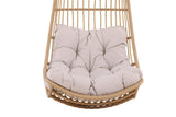 Hängesessel Kaelis - aus Rattan in Beige