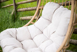 Hängesessel Kaelis - aus Rattan in Beige