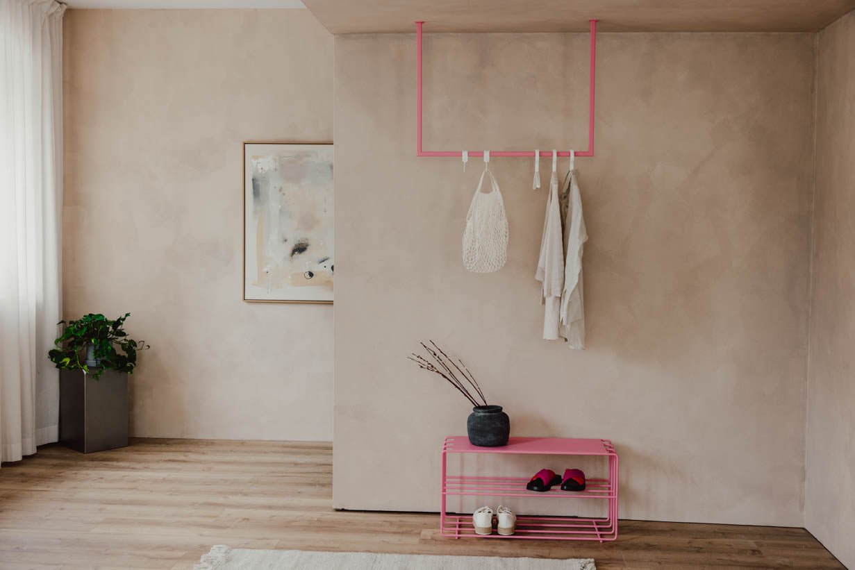 Schuhregal Neva – Metallregal mit Loft-Flair in vielen Farben