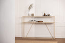 Kommode Ria – Metall-Design mit zwei Ablagen